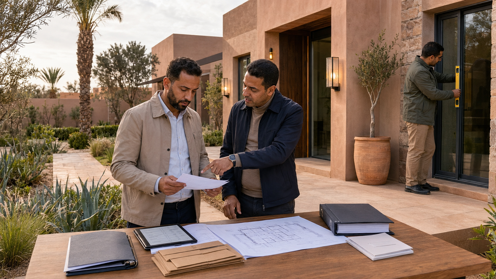 Contrat, réception et garanties d’un projet de villa à Marrakech : que vérifier avant et après les travaux ?