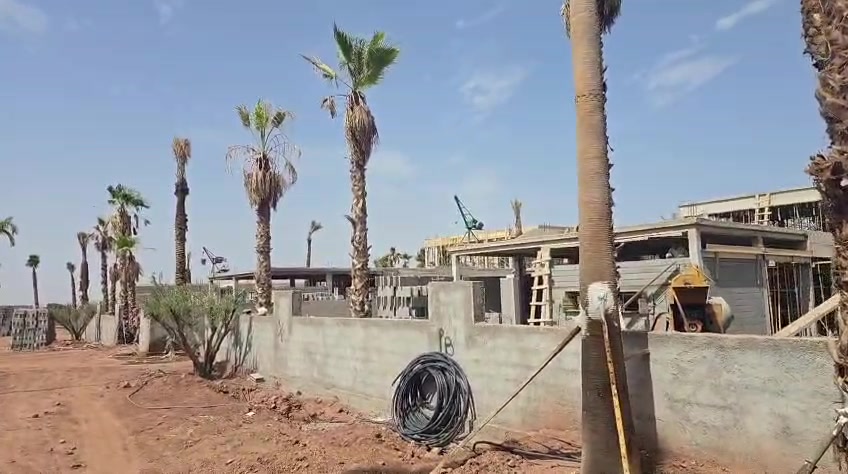 Vue générale réelle du chantier UMANI Luxury Residence le 1er août 2026